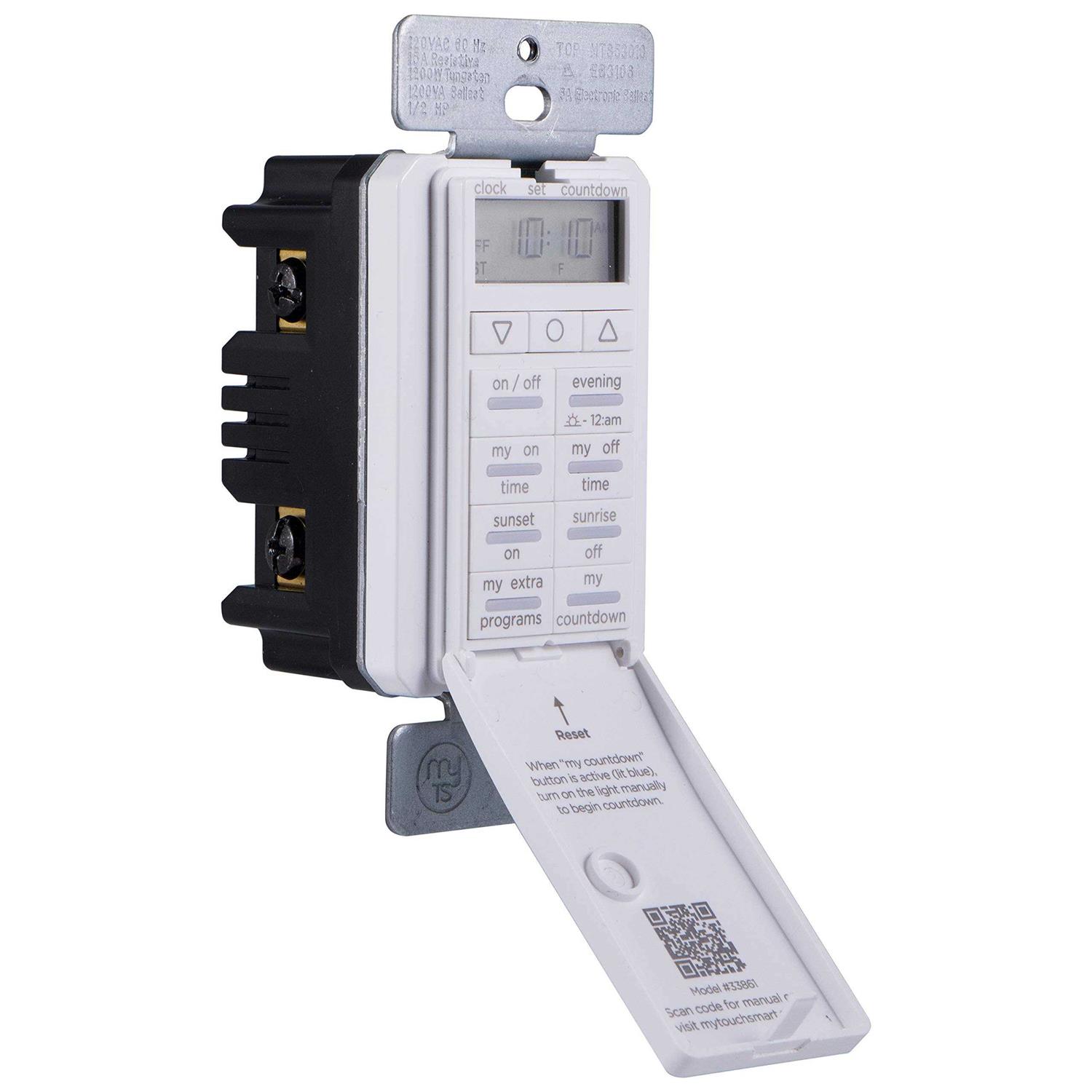 myTouchSmart All-In-One In-Wall Digital Countdown Timer 33861