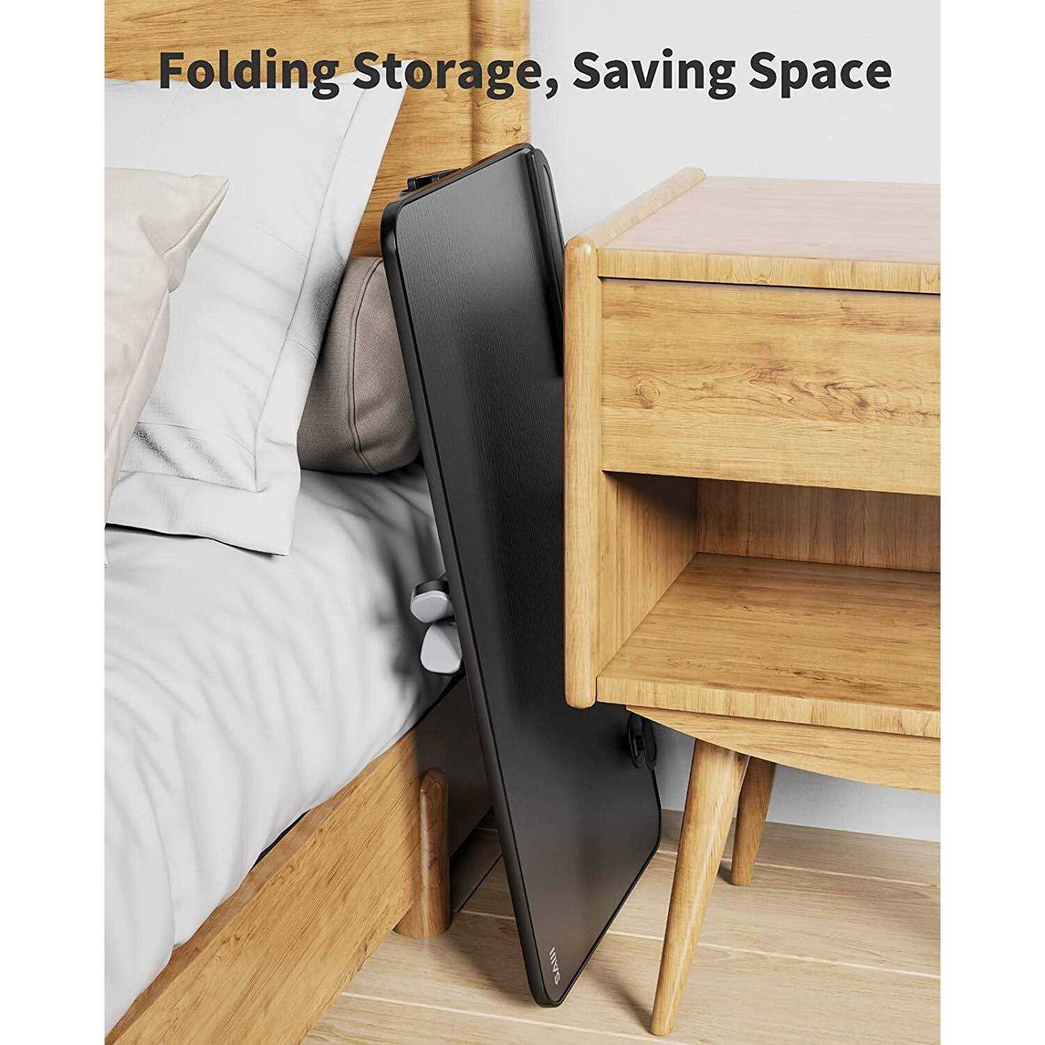 Laptop Desk for Bed SAIJI Height & Angle Adjustable Laptop Stand for Bed