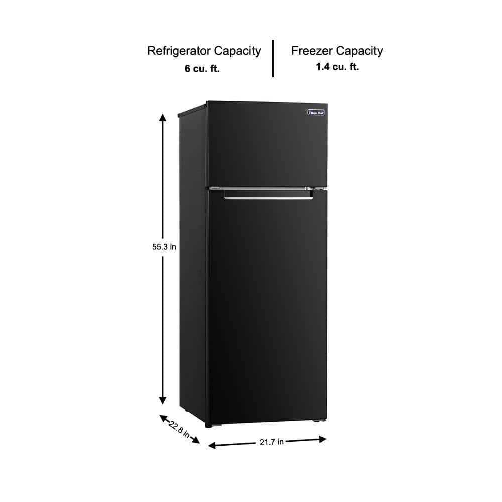 Magic Chef 7.3 cu. ft. 2-Door Mini Fridge