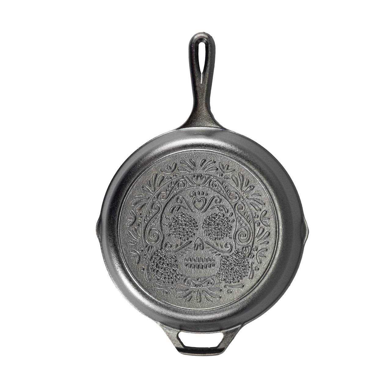 Lodge Cast Iron 10.25 Sugar Skull Skillet