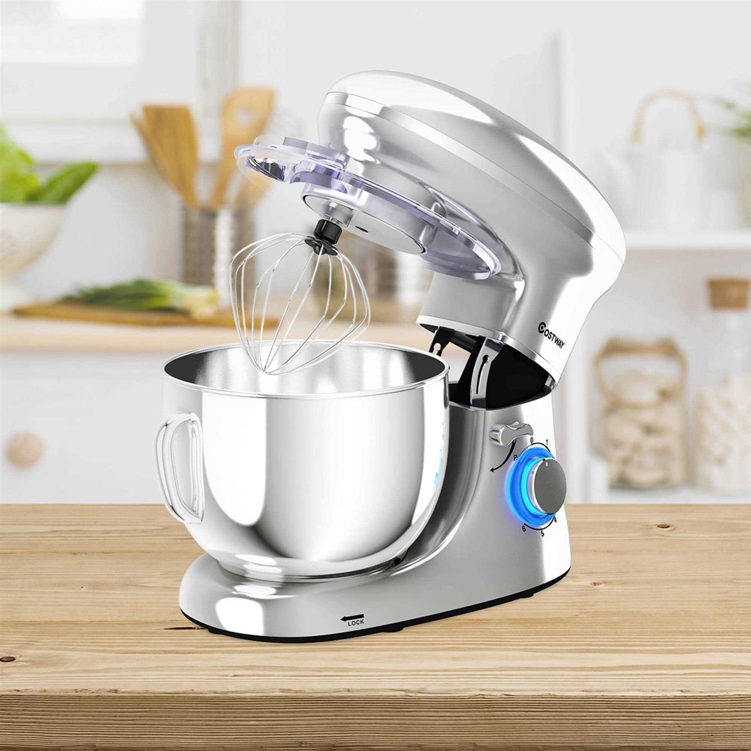 Costway Food Stand Mixer 6 Speed 660W Tilt-Head