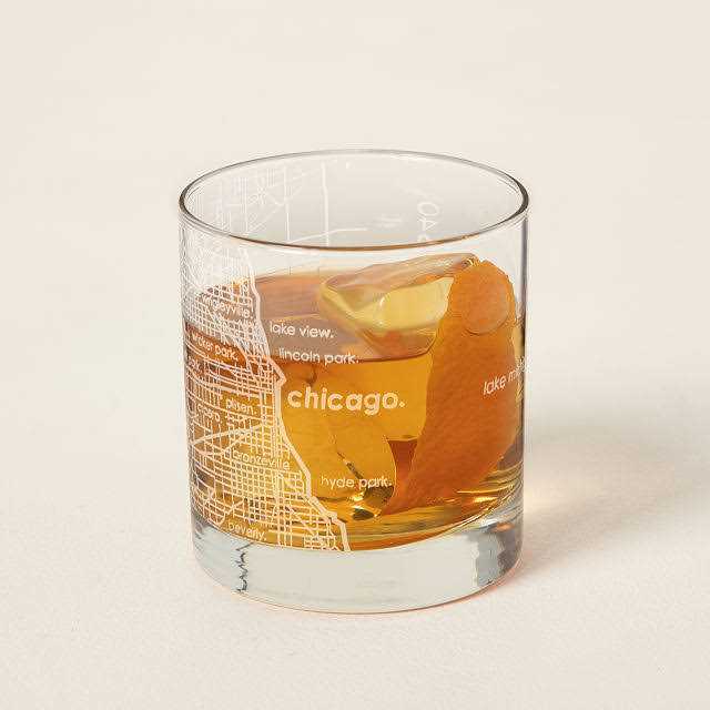 Well Told Design City Rocks Glass