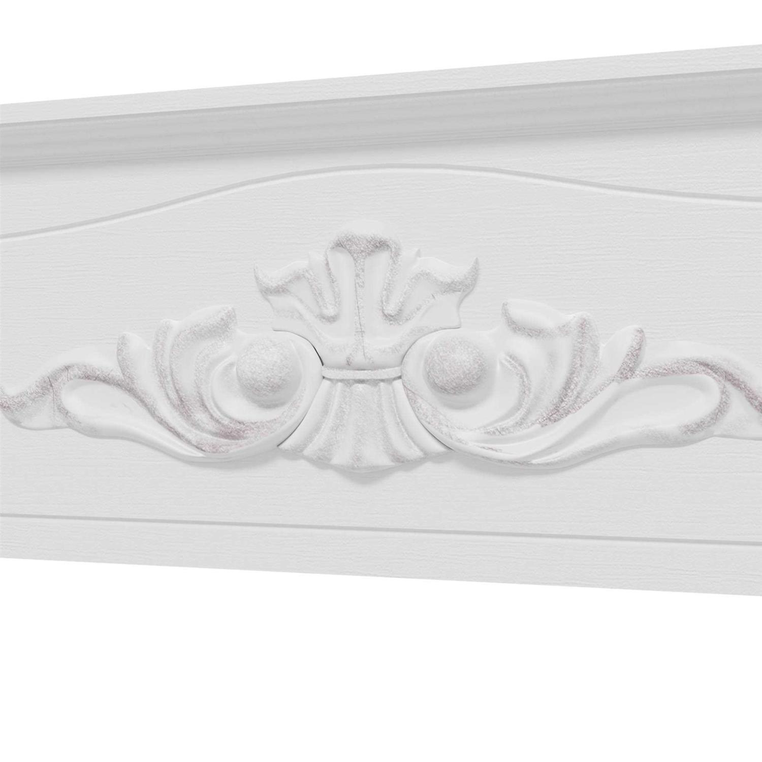 HOMCOM Fir Wood Fireplace Mantel Surround 44.75 W x 40 H