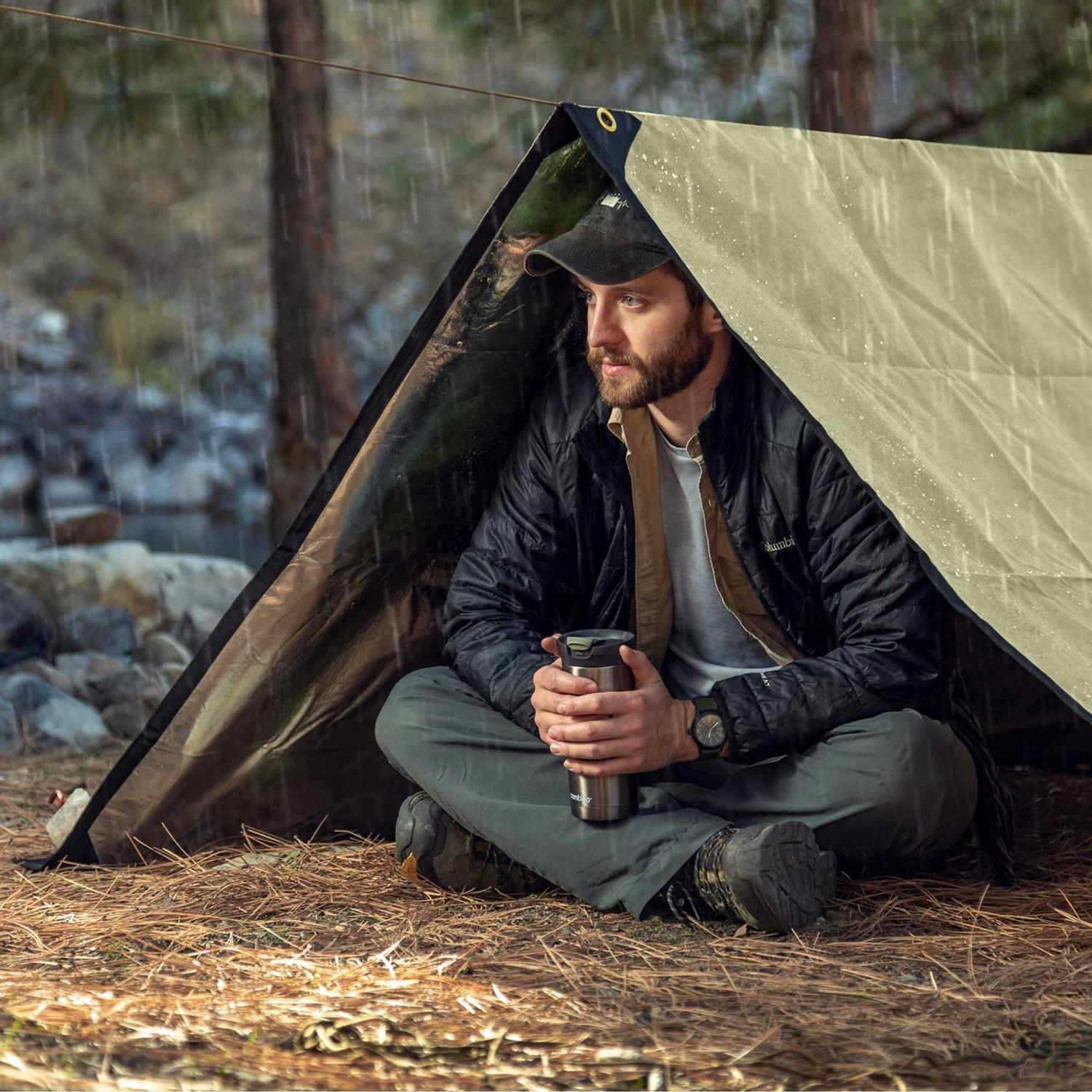 Arcturus XL Survival Tarp Insulated Reflective Thermal Camping Tarp