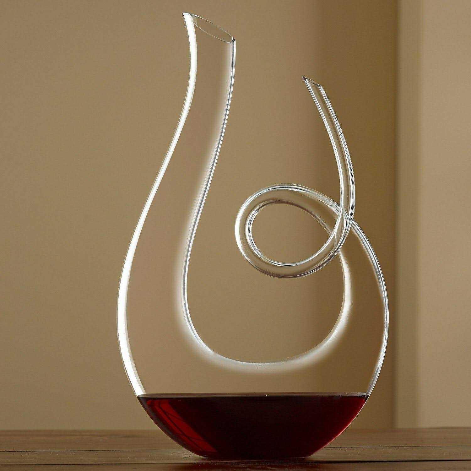 Wine Enthusiast Art Series Treble Decanter