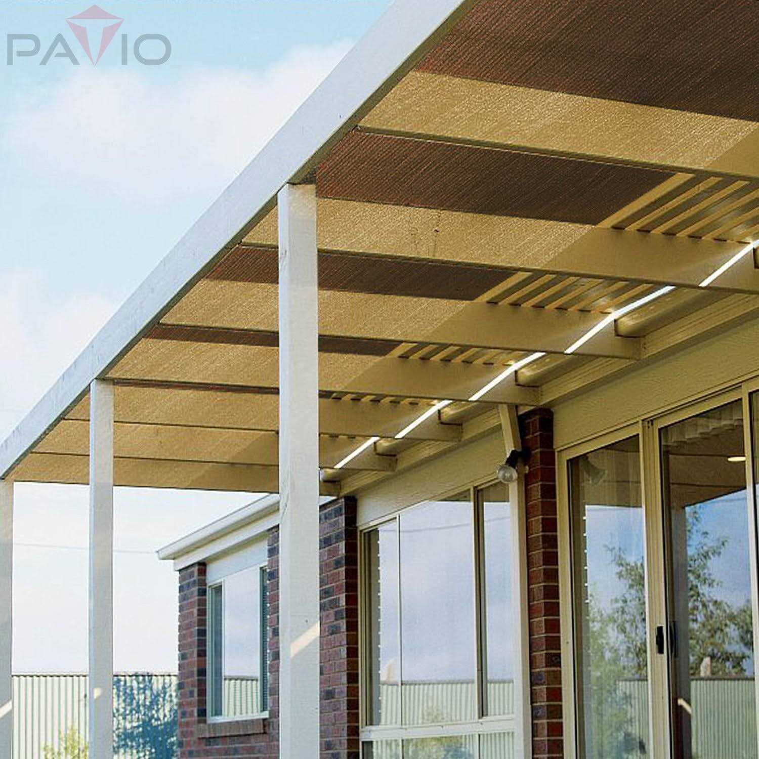 Patio Paradise 8 x 15 Sunblock Shade Cloth Roll Sun Shade Fabric 95% UV Resistant Mesh Netting Cover for Outdoor,Backyard