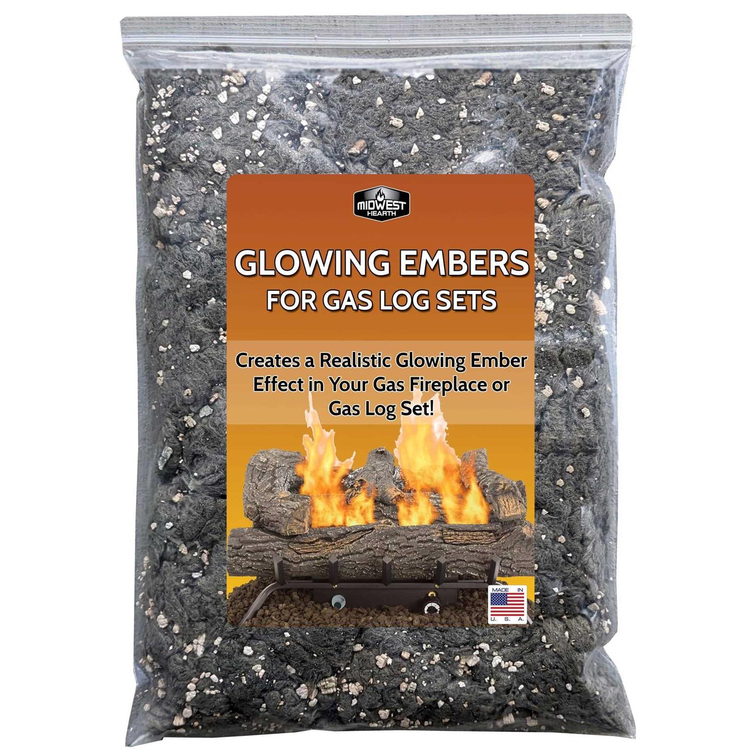 Midwest Hearth Glowing Embers