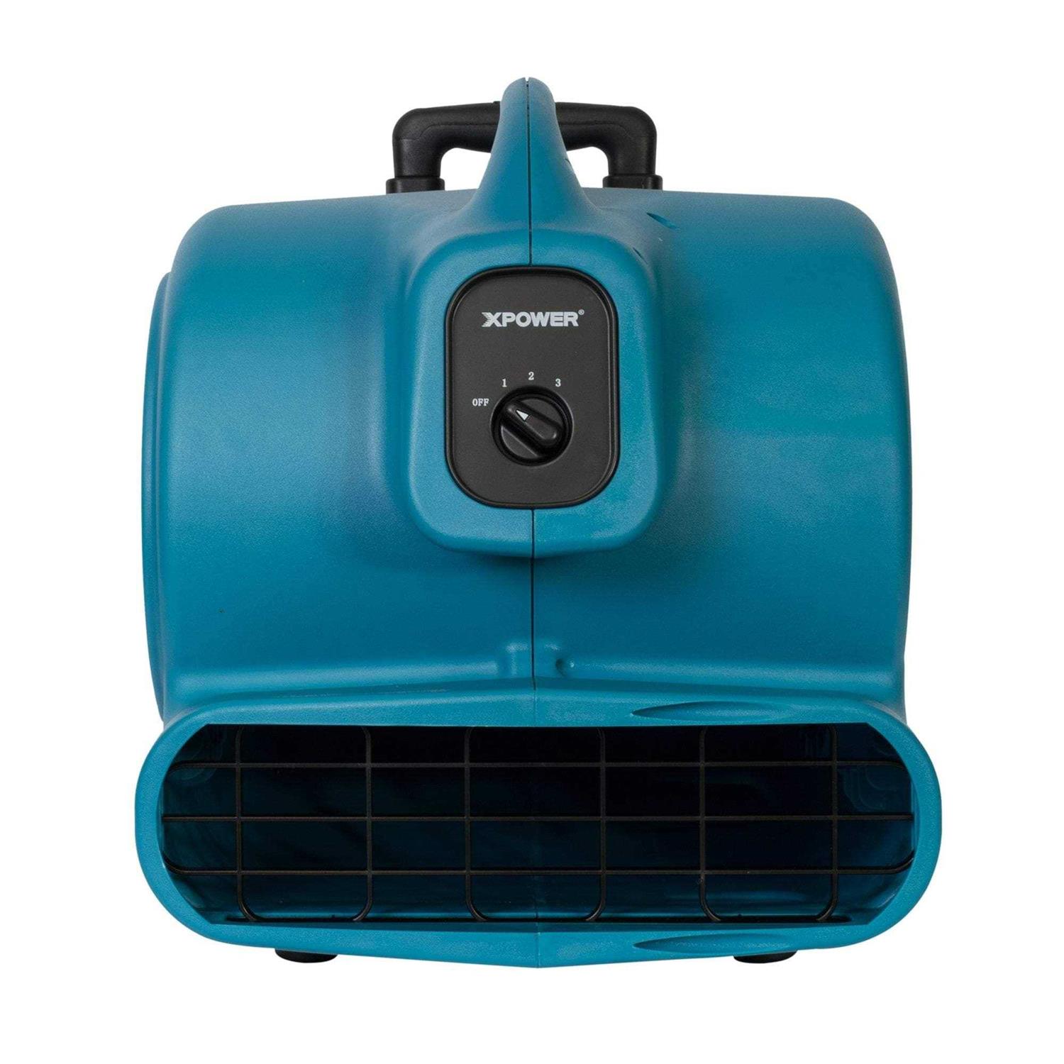 XPOWER Air Mover with Telescopic Handle and Wheels