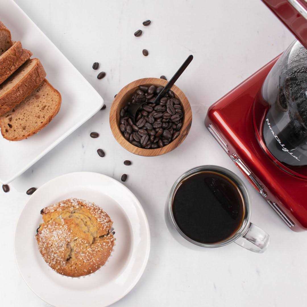 12-Cup Retro Coffee Maker Nostalgia