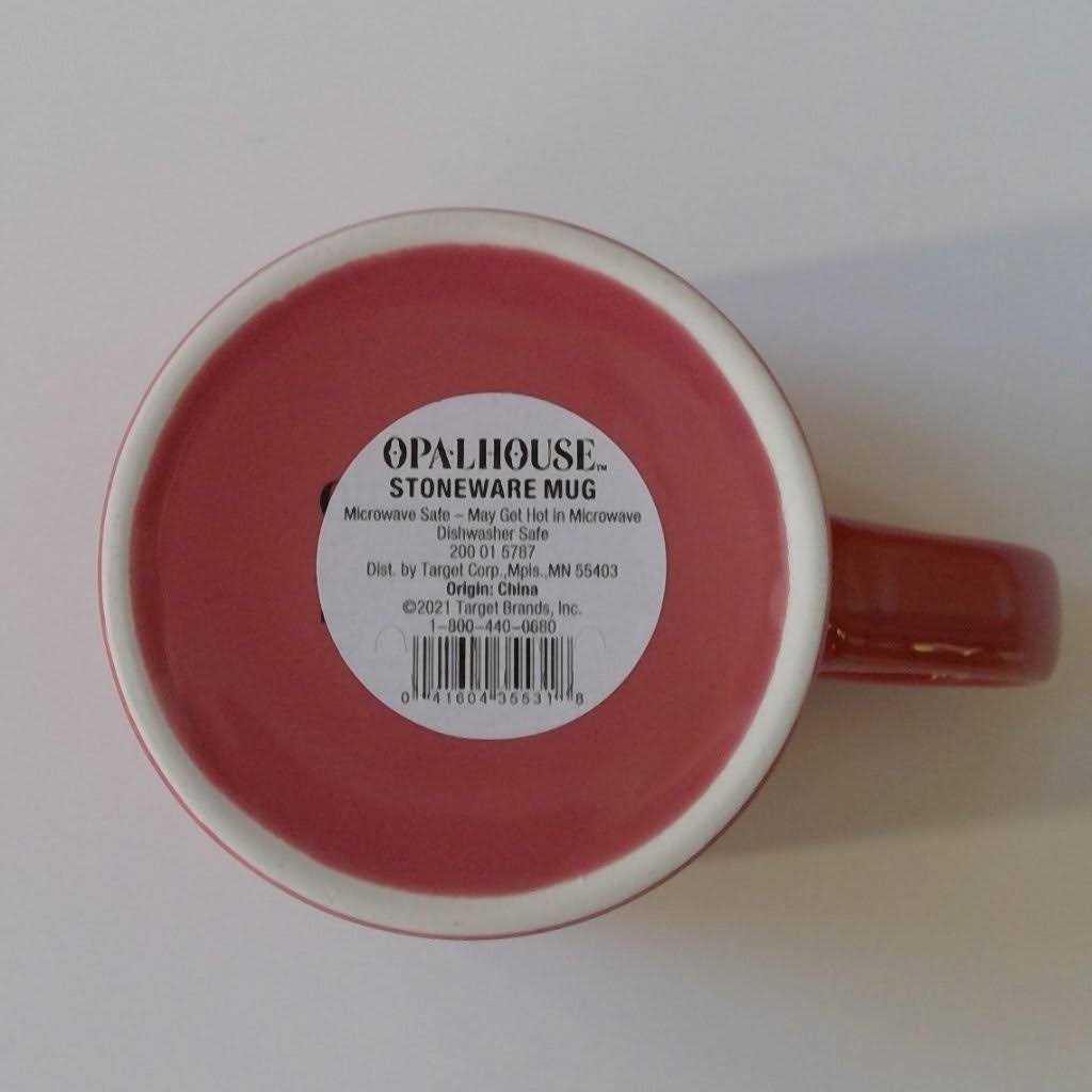 Opalhouse 16oz Stoneware Monogram Mug