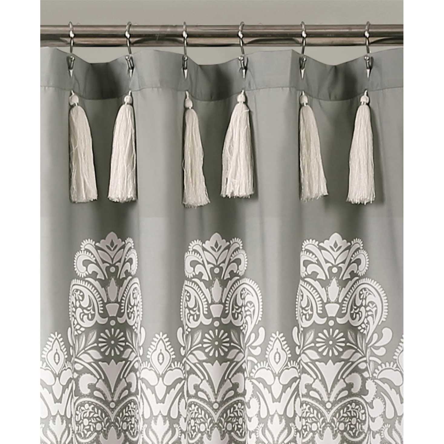 Lush Decor Boho Medallion Shower Curtain