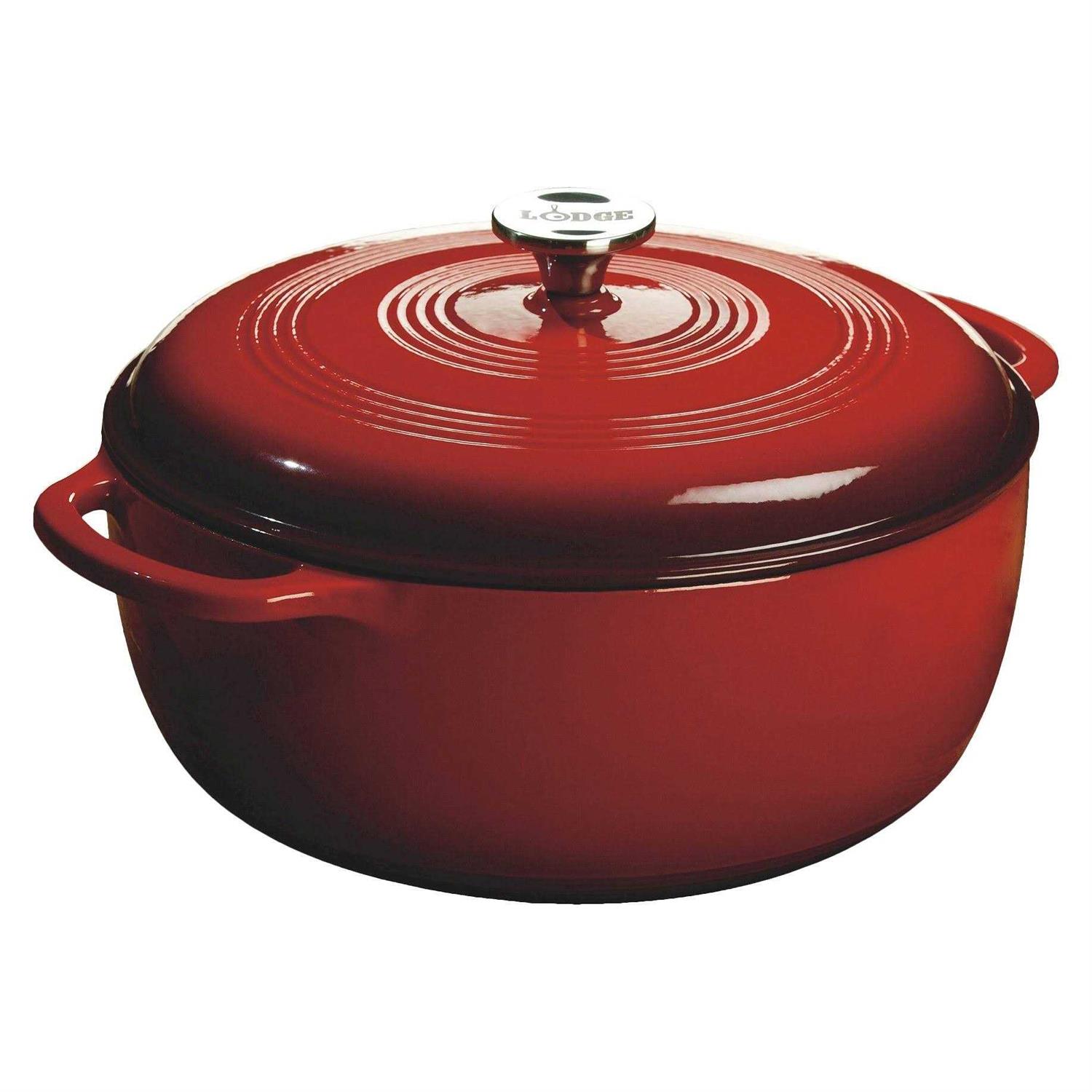 Lodge Enamel Cast Iron Dutch Oven
