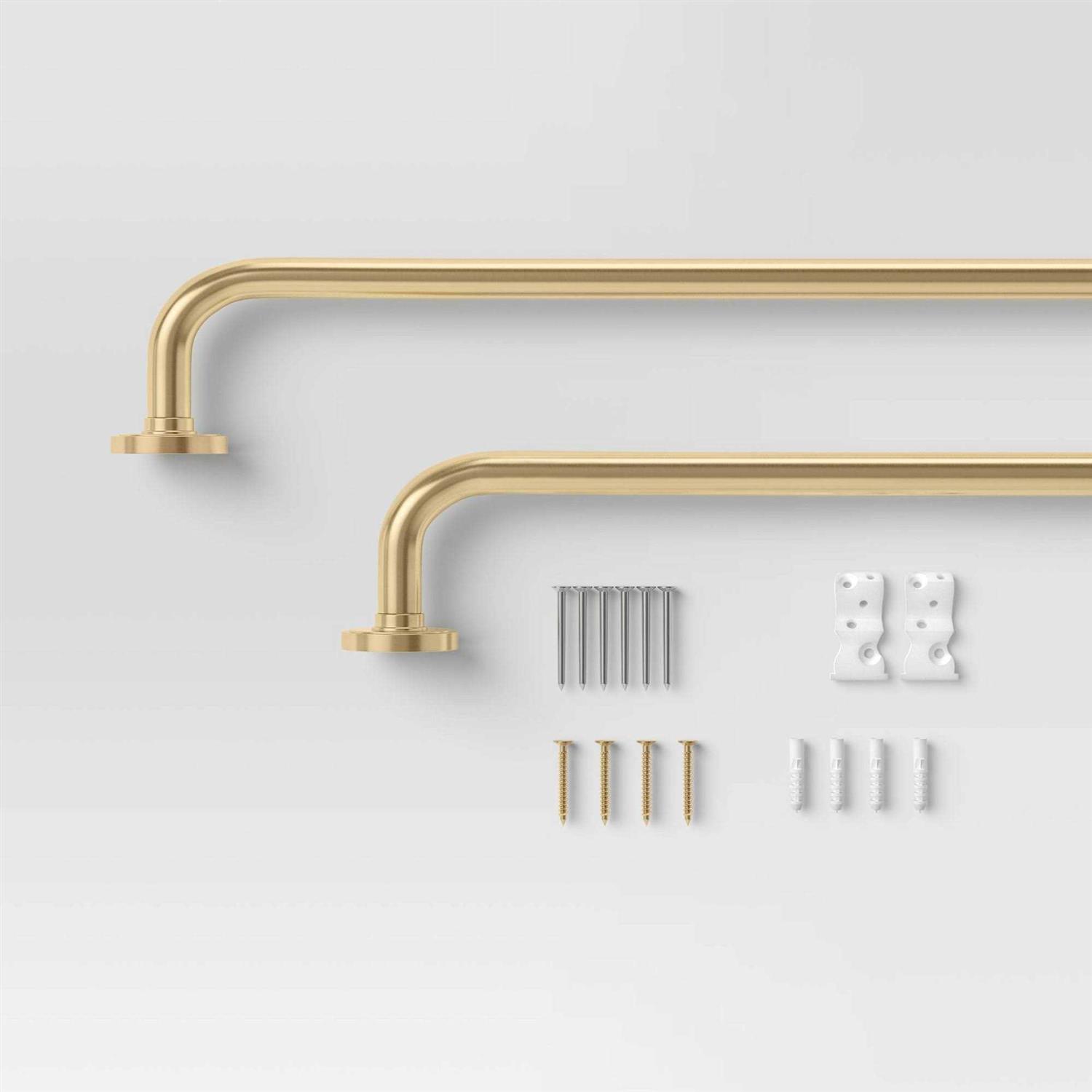 Threshold Blackout Rounded Curtain Rod