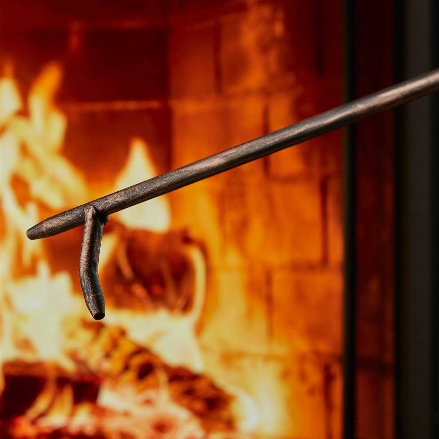 Uniflame 5 Piece Antique Rust Wrought Iron Toolset F-1695