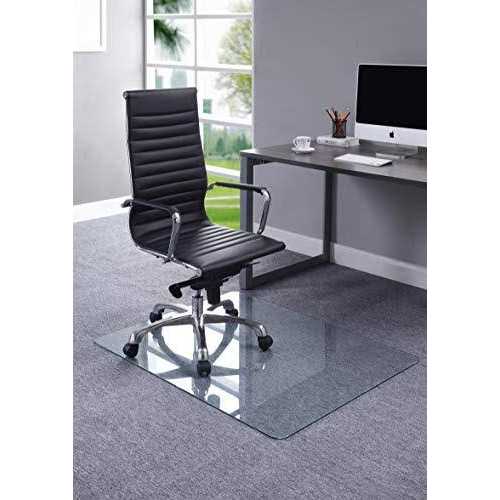 Lorell Chairmat Tempered Glass