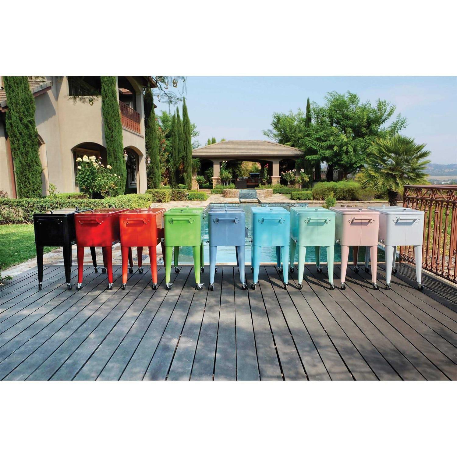 Permasteel 80-Quart Classic Patio Cooler