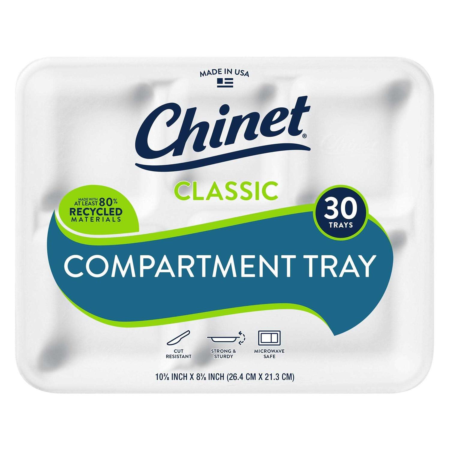Chinet Classic Compartment Tray 10