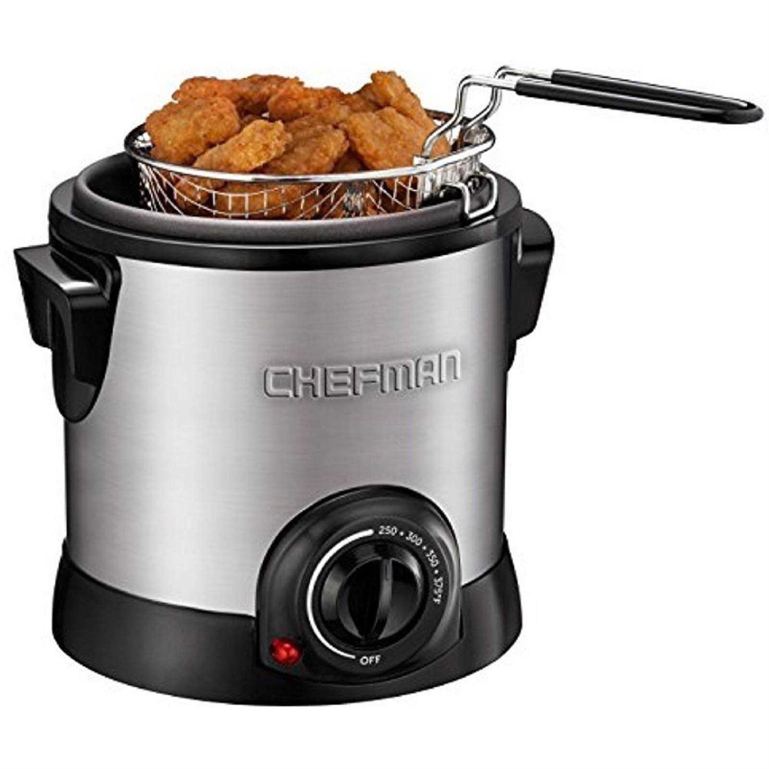 Chefman Fry Guy Deep Fryer with Removable Basket
