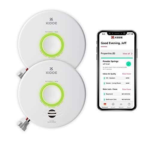 Kidde Smart Smoke Detector WiFi Alexa Compatible Device