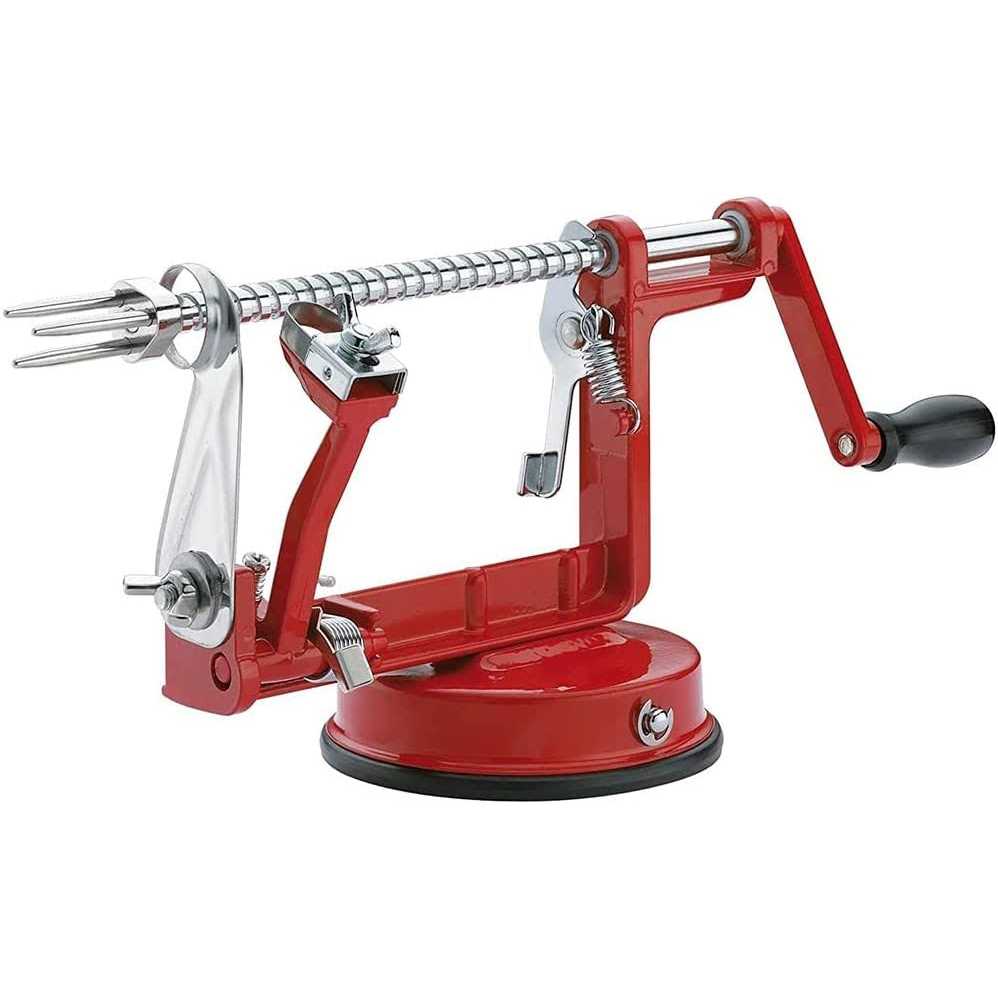 tigwin Apple Peeler Corer, Long lasting Chrome Cast Magnesium Alloy Apple Peeler Slicer Corer with Stainless Steel Blades and Powerful Suction Base