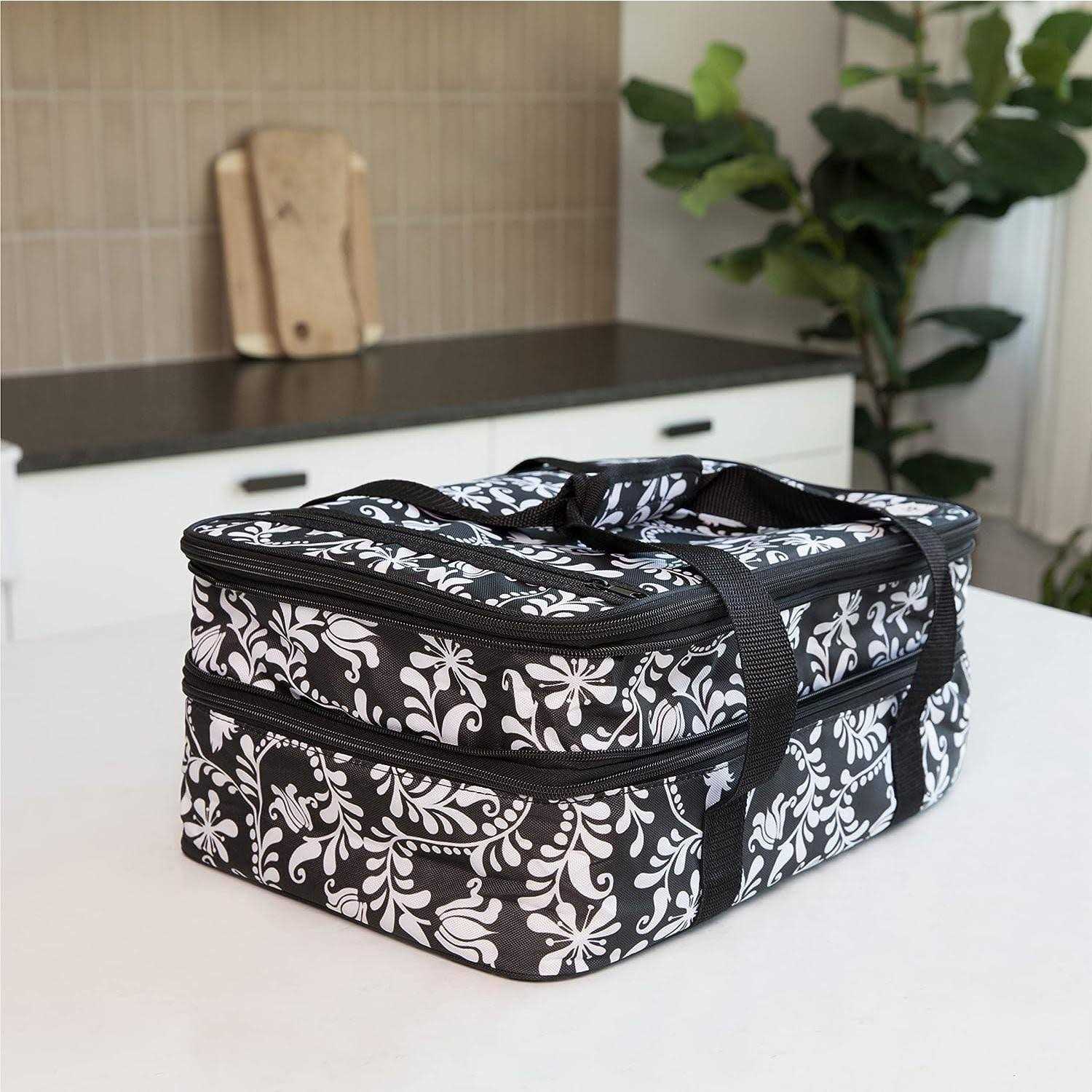 Vp Home Double Casserole Insulated Travel Carry Bag