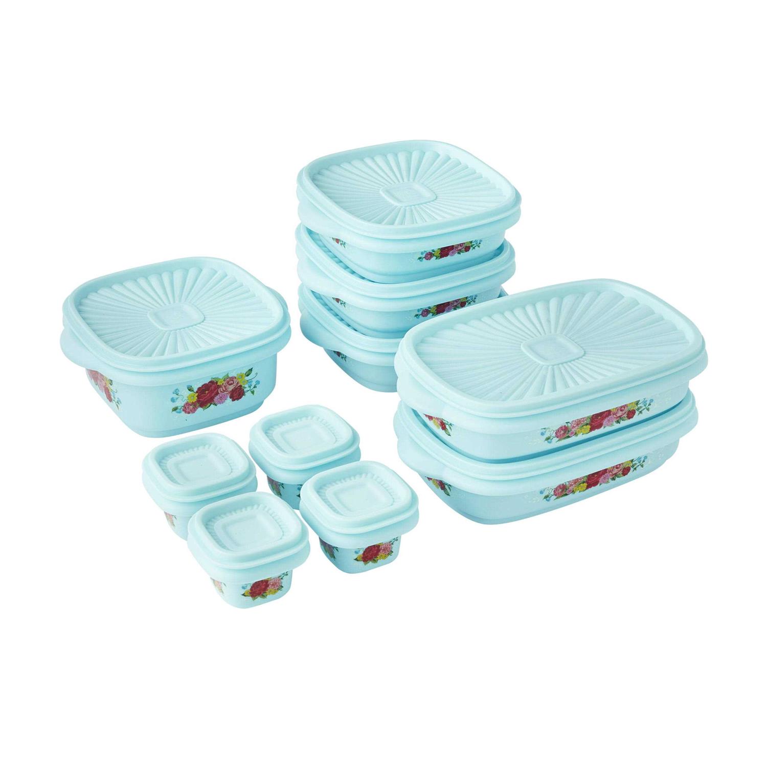 The Pioneer Woman 20 Piece Plastic Food Storage Container Variety Set