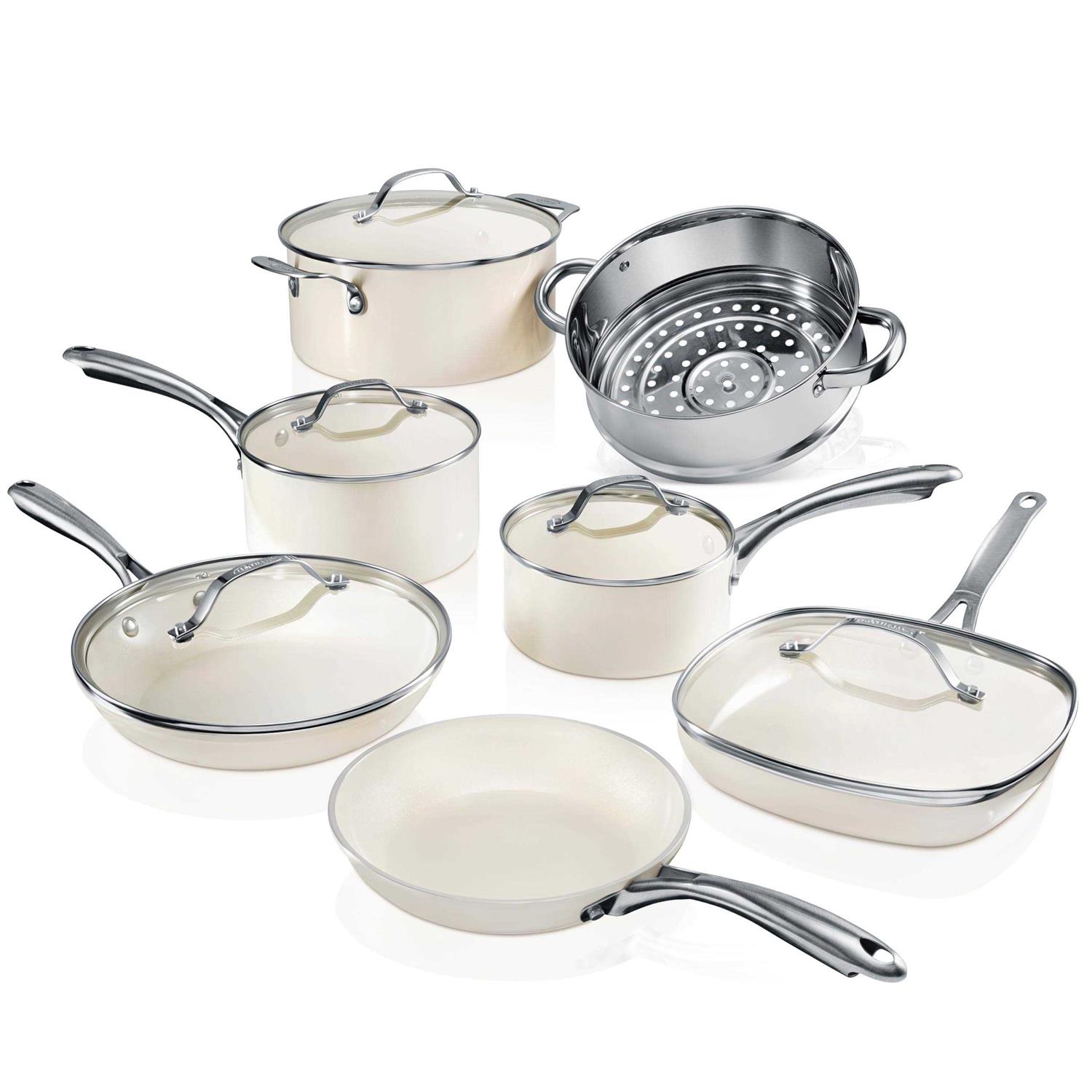 Gotham Steel Natural Collection 12-Piece Cookware Set