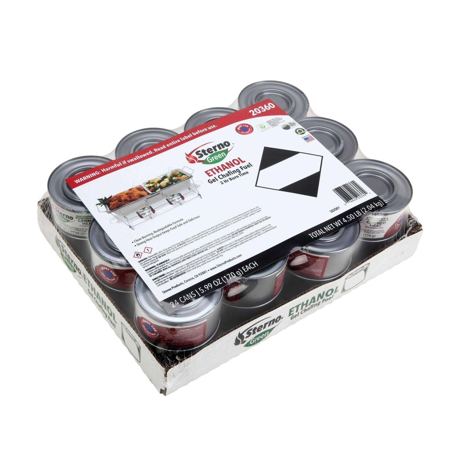 Sterno 2-Hour Ethanol Gel Canned Chafing Fuel