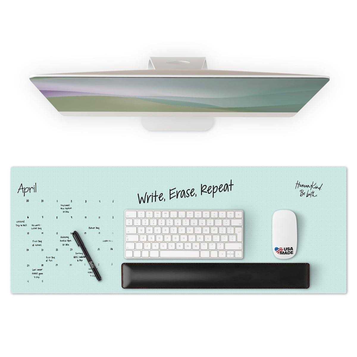 Large Dry-Erase Desk Mat Planner
