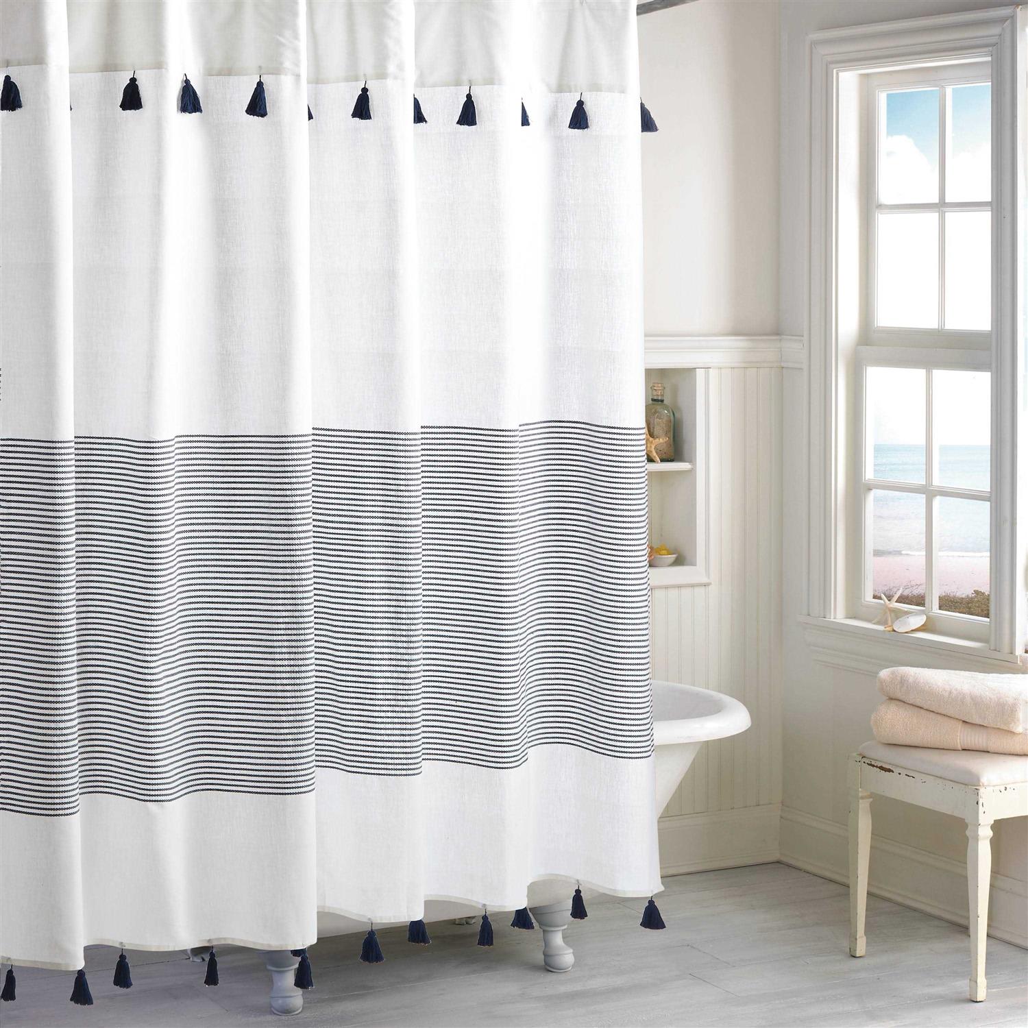 Peri Panama Stripe Shower Curtain