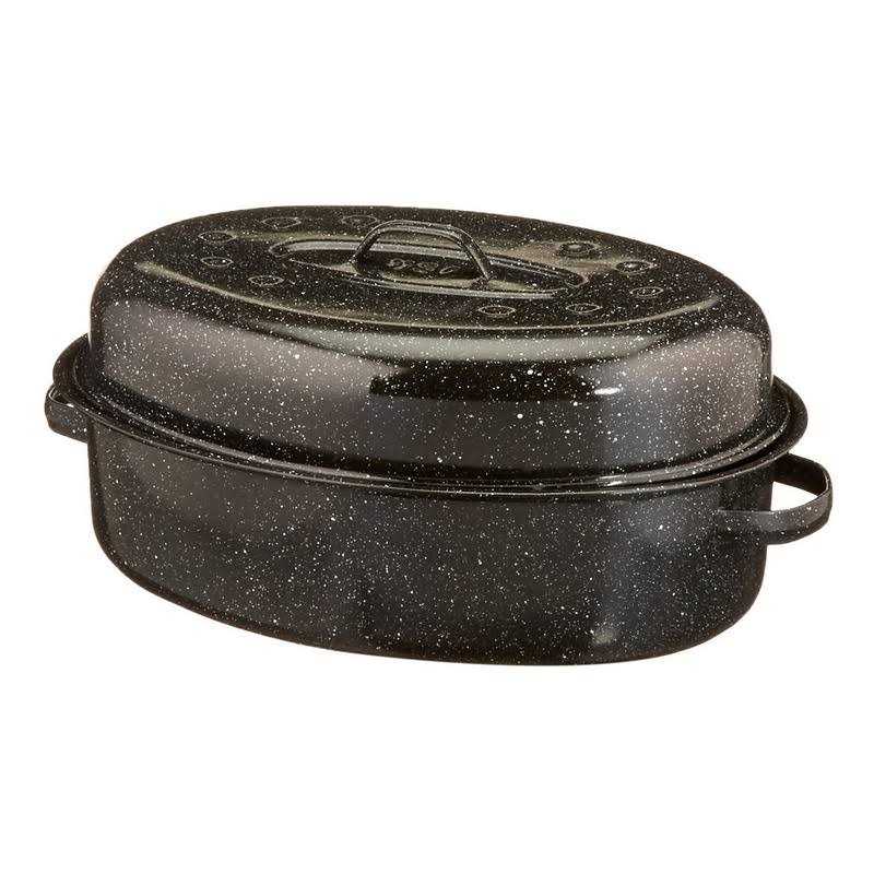 Granite-Ware Oval Covered Roaster