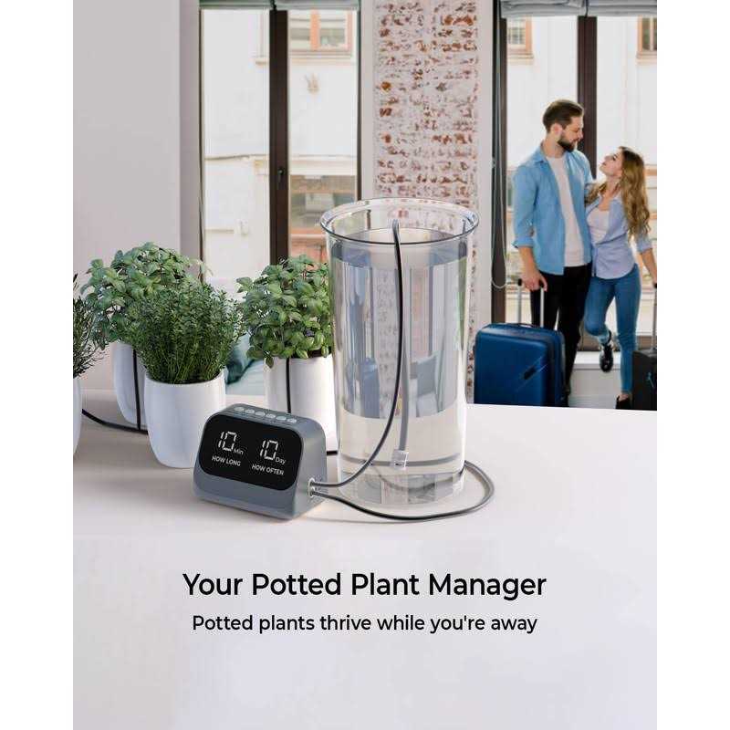 YITIKA Automatic Watering System for Potted Plants Plant Waterer with Smart Programmable Timer