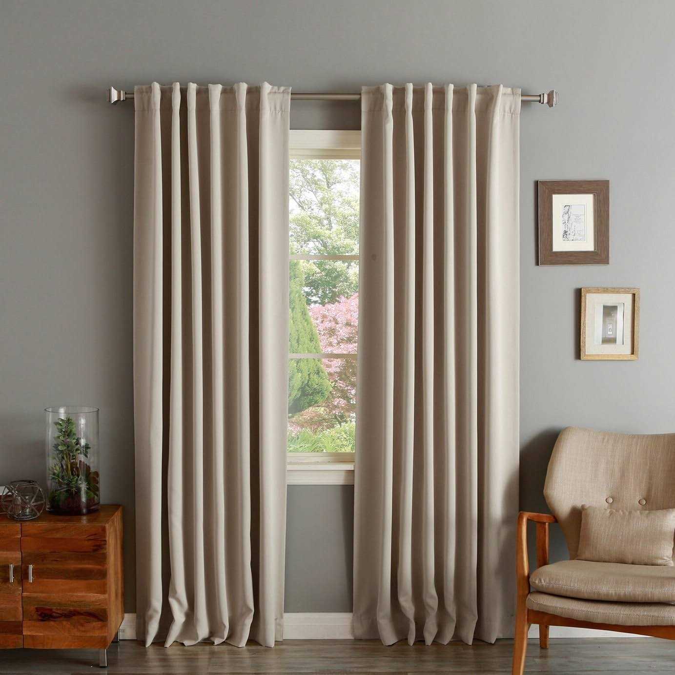 Aurora Home Insulated Thermal Blackout Curtain Panel
