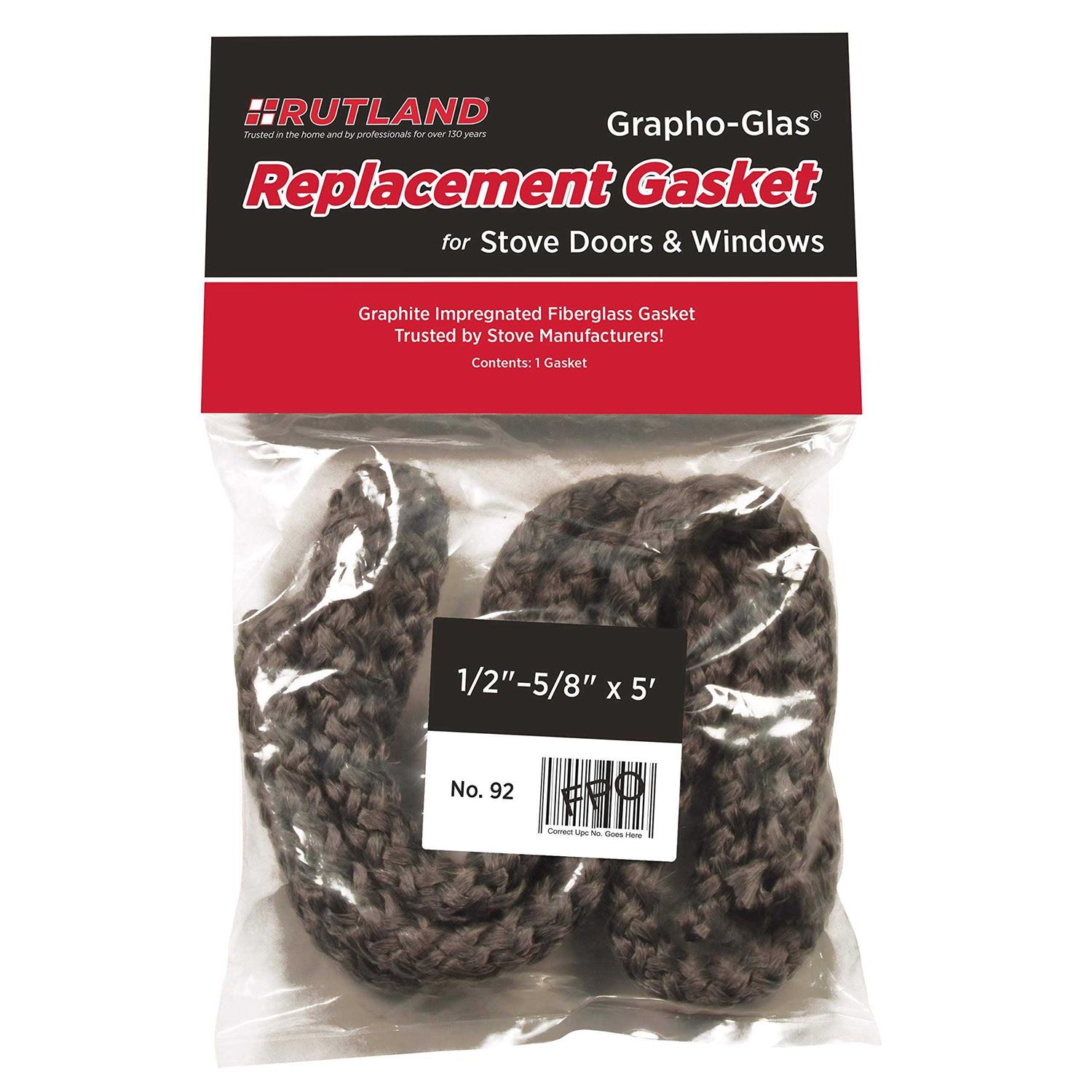 Rutland Grapho-Glas Rope Stove Gasket