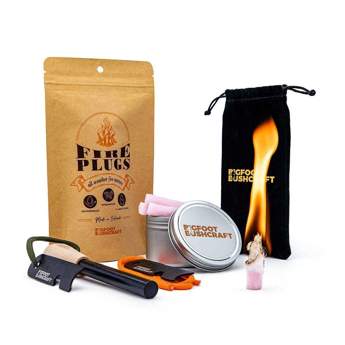Non-Toxic Waterproof Fire Starters with 5+ Minute Burn for Emergencies