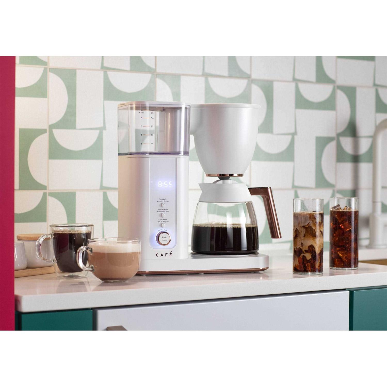 Cafe Specialty Drip Coffee Maker with Glass Carafe