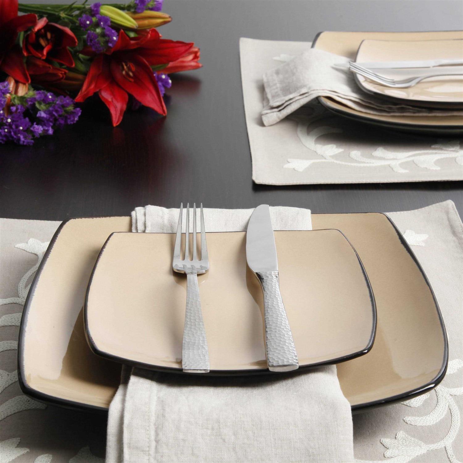 Gibson Home Soho Lounge 16-Piece Dinnerware Set