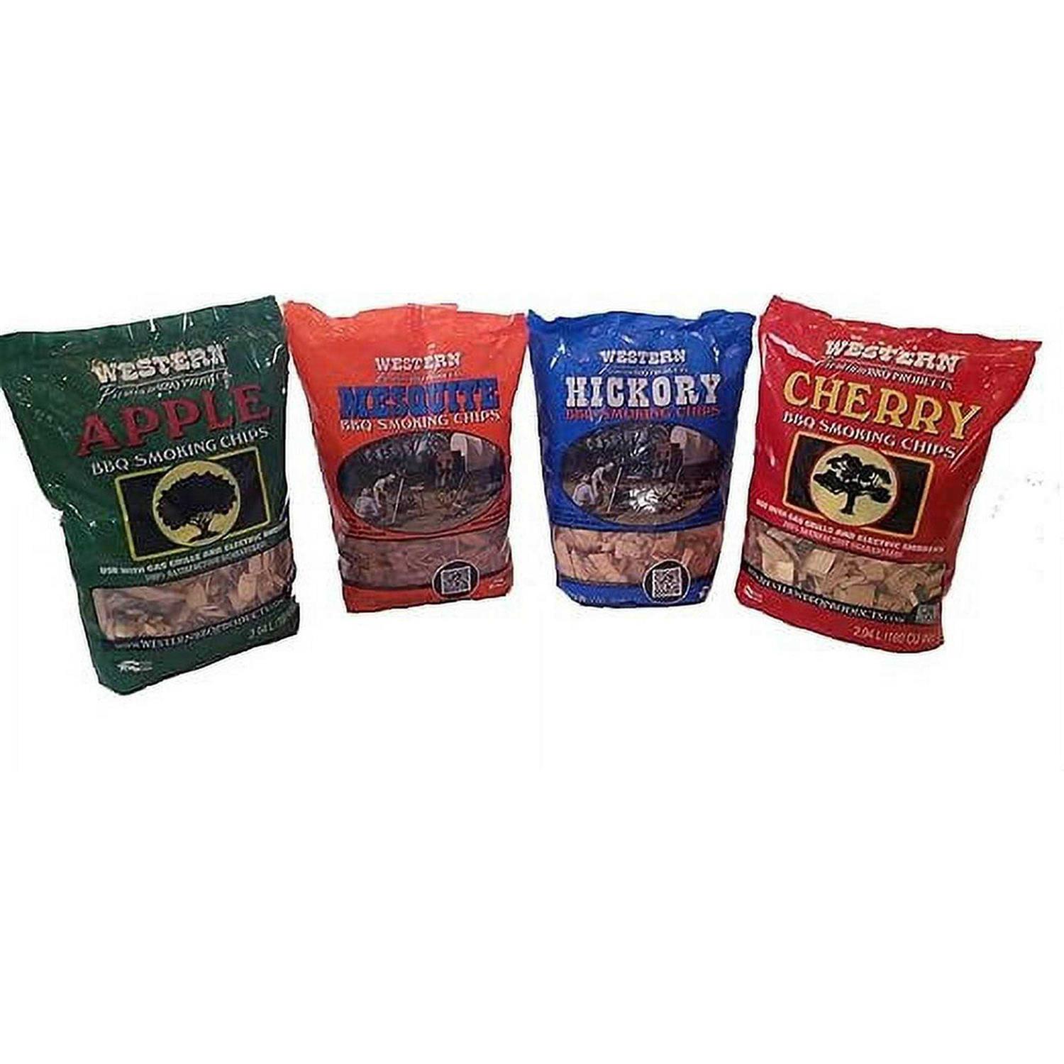 Western BBQ Smoking Wood Chips Variety Pack