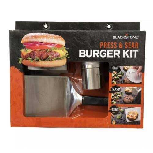 Blackstone 3 Piece Press & Sear Hamburger Must Have Tool Kit 5412