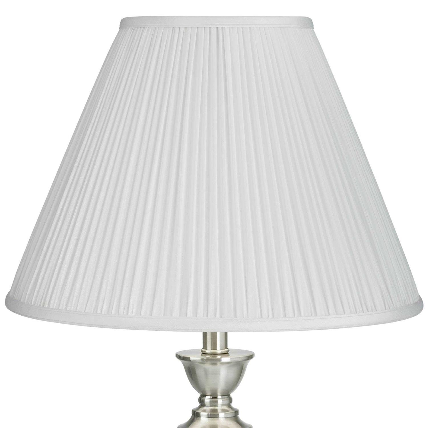 Springcrest Mushroom Pleated Empire Lamp Shade 7x16x12