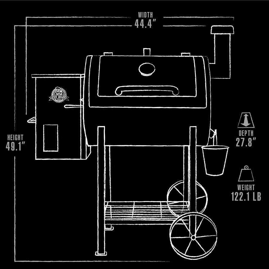 Pit Boss Pellet Grill Green 746 sq. in. Cooking Surface