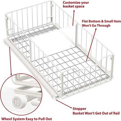 Simple Houseware SimpleHouseware Pull Out Cabinet Sliding Basket