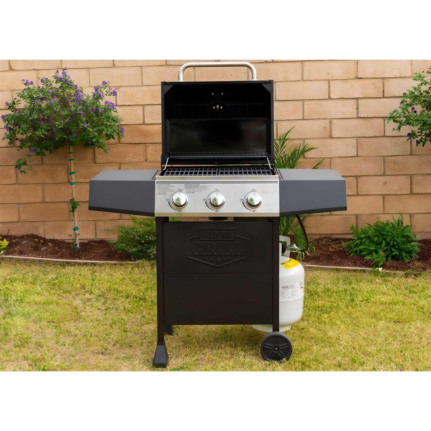 Expert Grill 3 Burner Propane Gas Grill in Black
