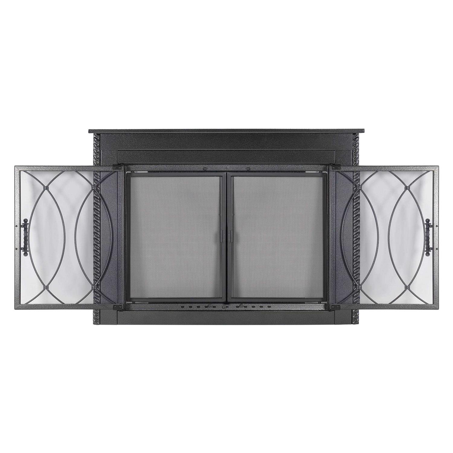 Pleasant Hearth Amhearst Fireplace Glass Door
