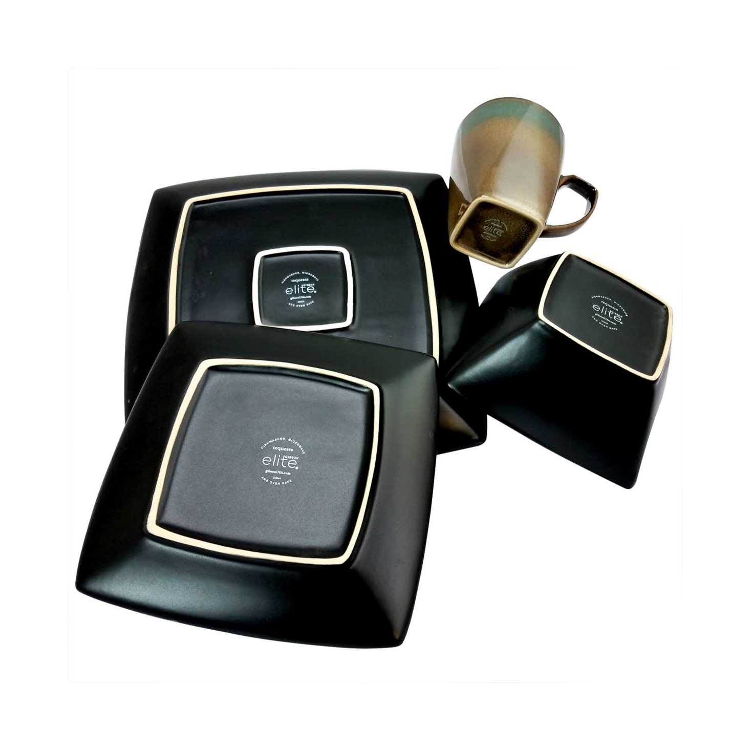 Gibson Elite Tequesta 16-Piece Dinnerware Set