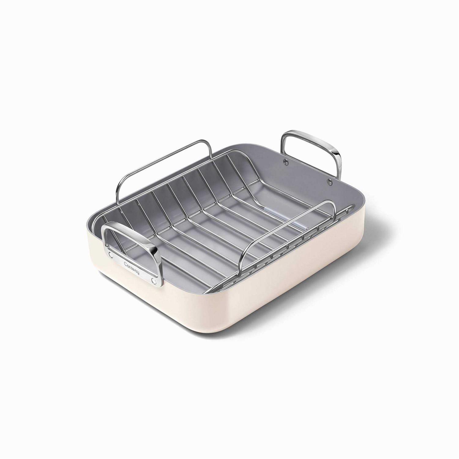 Caraway Home Square Roasting Pan with Rack