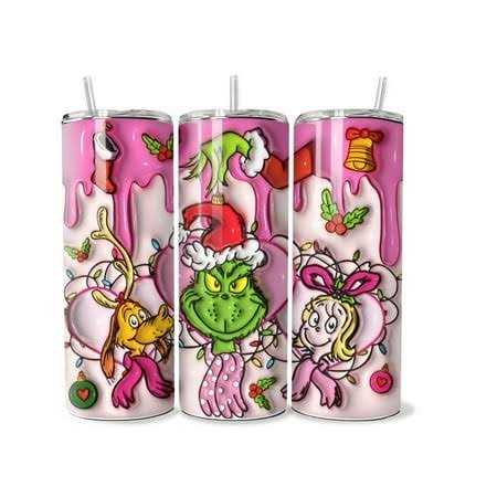 Gemelli Grinch Christmas 20oz Straight Tumbler