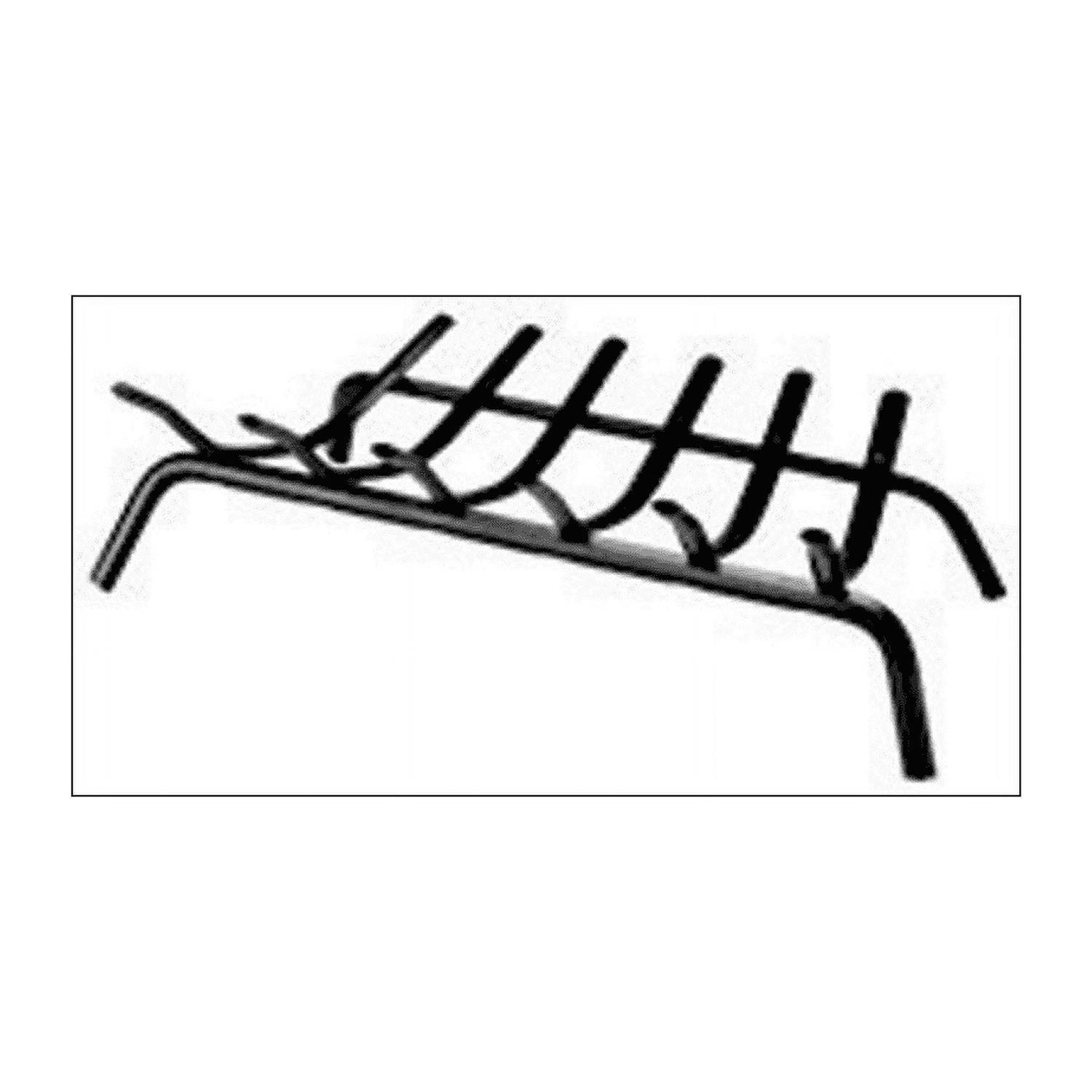 Lynx Black Painted Steel Fireplace Grate PR164
