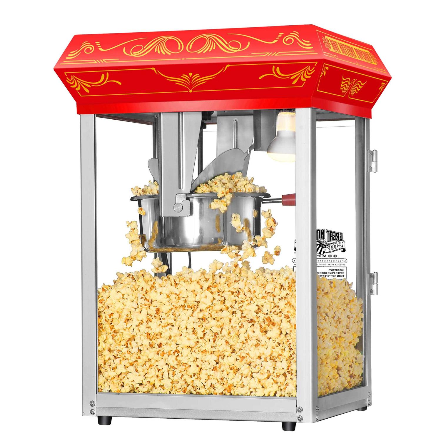 Great Northern Popcorn 8 oz. Good Time Countertop Popcorn Machine 939532YEX