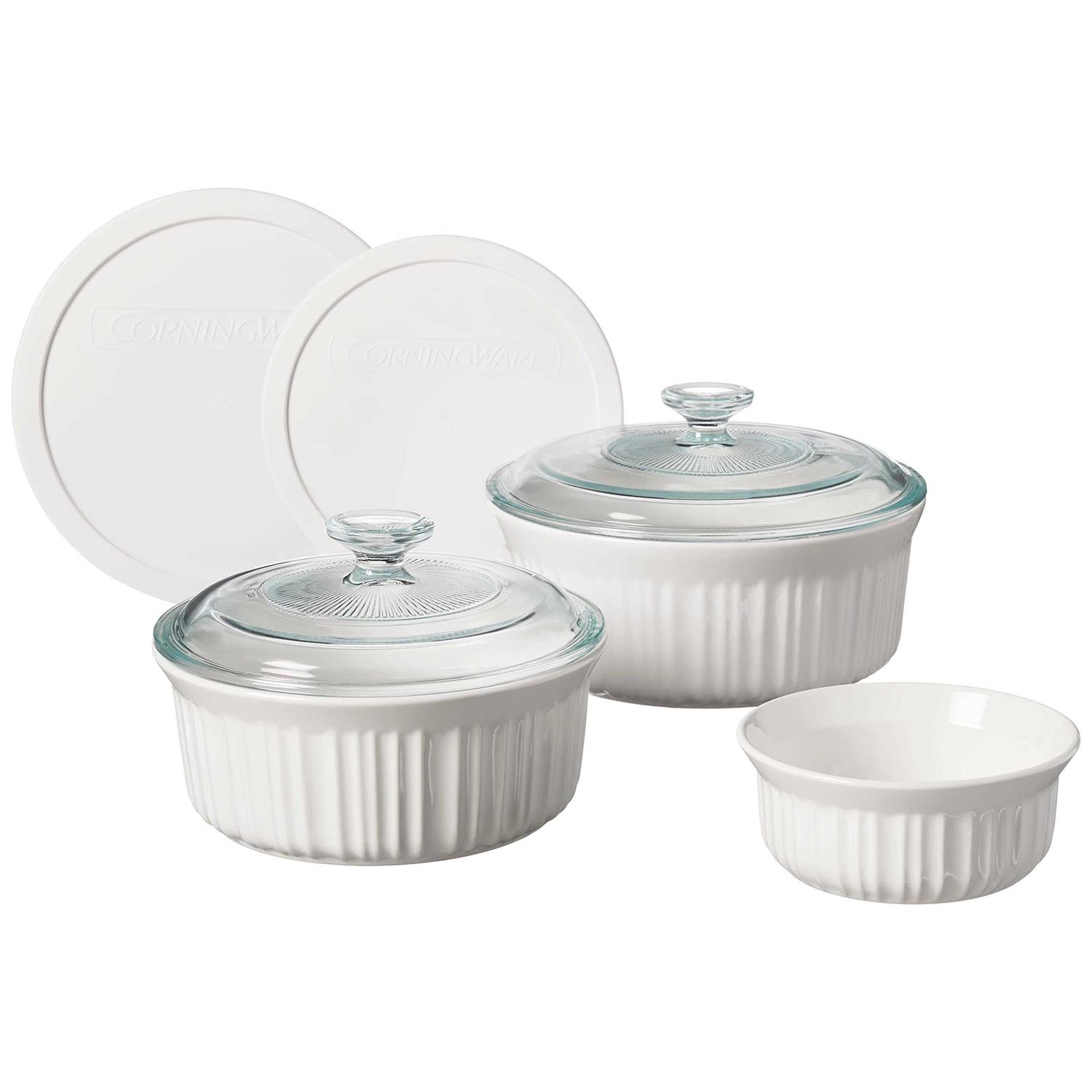 Corningware French White 7-piece Set